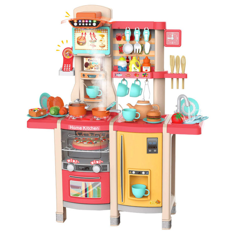 realistic toy kitchen set
